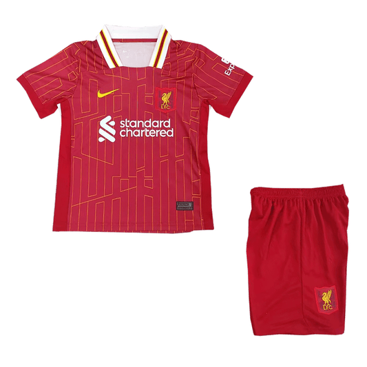 Camiseta + short Liverpool local 2024/2025 - NIÑOS