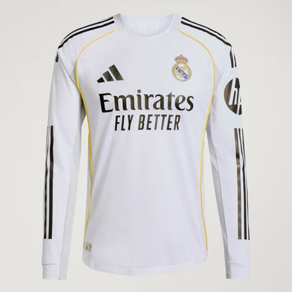 Camiseta Real Madrid Local - 2025/26 - Manga Larga