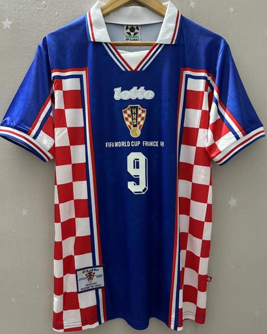 Camiseta Retro SUKER DAVOR 1998-99 Croacia