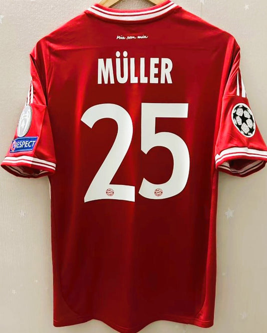 Camiseta Retro MULLER THOMAS 2012-13 Bayern Munich