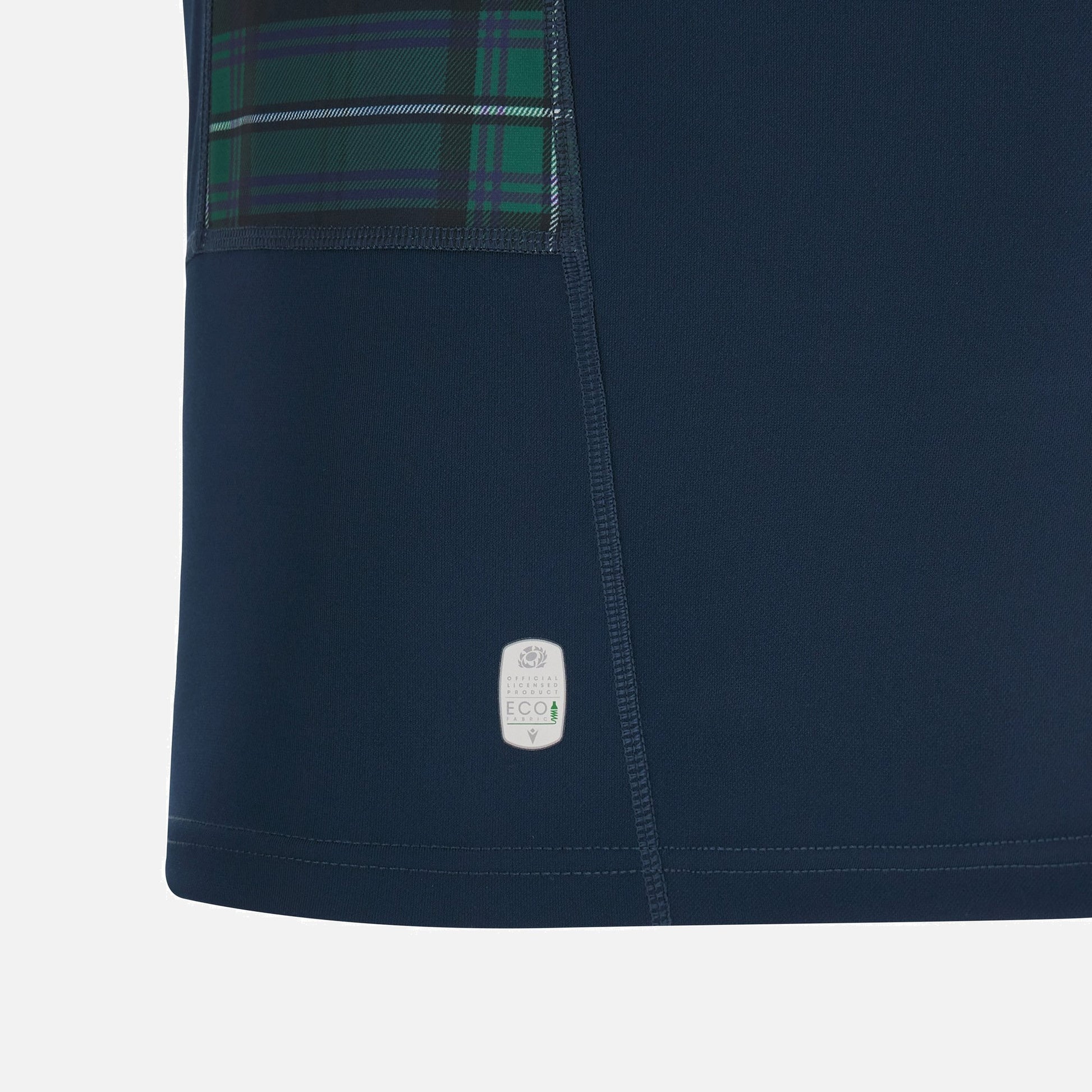 Camiseta Rugby Escocia local - RWC '23 vista sobre fondo blanco