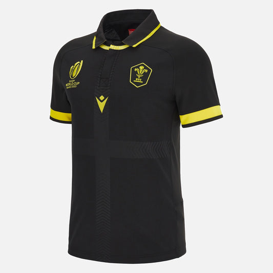 Camiseta Rugby Gales alternativa - RWC '23 vista sobre fondo blanco