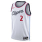 Camiseta Los Angeles Clippers Associaton Ed. 2024/2025 vista sobre fondo blanco