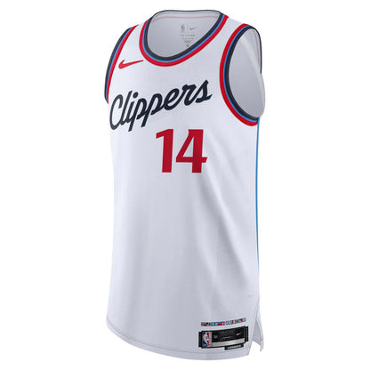 Camiseta Los Angeles Clippers Associaton Ed. 2024/2025 vista sobre fondo blanco