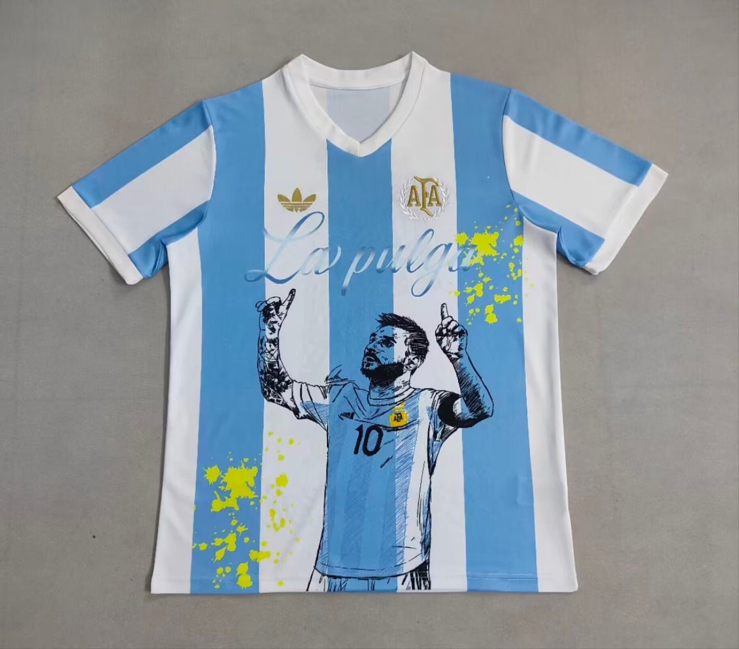 Version Jugador Argentina Messi Camiseta 2024/2025