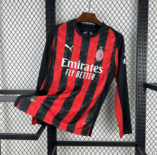 Camiseta AC Milan Local  - Manga Larga 2025/26