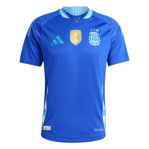 Camiseta Argentina alternativa - Copa América 2024 vista sobre fondo blanco