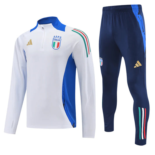 Conjunto Italia Eurocopa 2024/2025 vista sobre fondo blanco