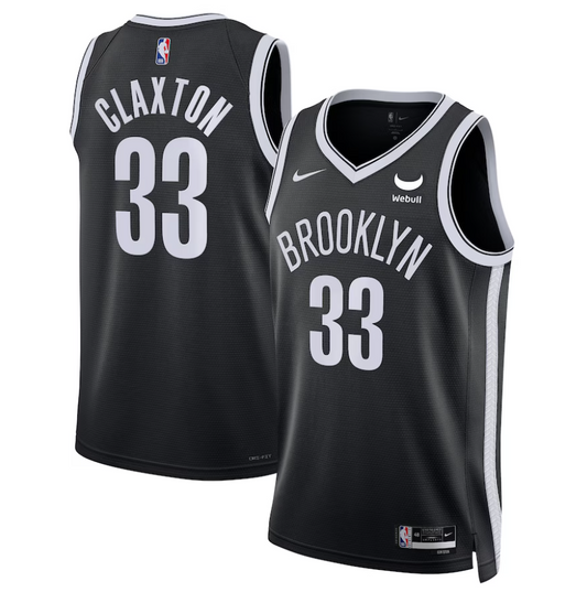 Camiseta Brooklyn Nets 2023/2024 - Negra