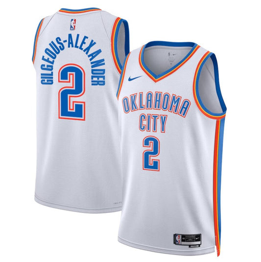 Camsieta Oklahoma Thunder City Ed. 2024 vista sobre fondo blanco