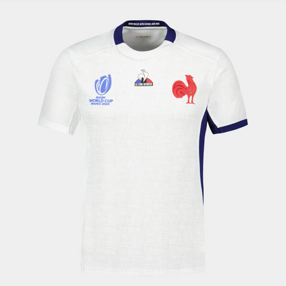 Camiseta Rugby Francia alternativa - RWC '23 vista sobre fondo blanco