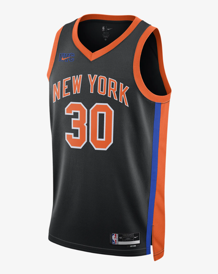 Camiseta New York Knicks - City Edition 22/23 vista sobre fondo blanco