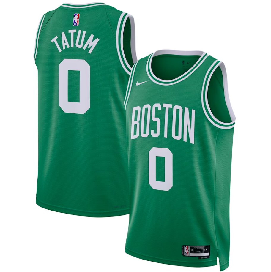 Camiseta Boston Celtics 2023/2024 vista sobre fondo blanco