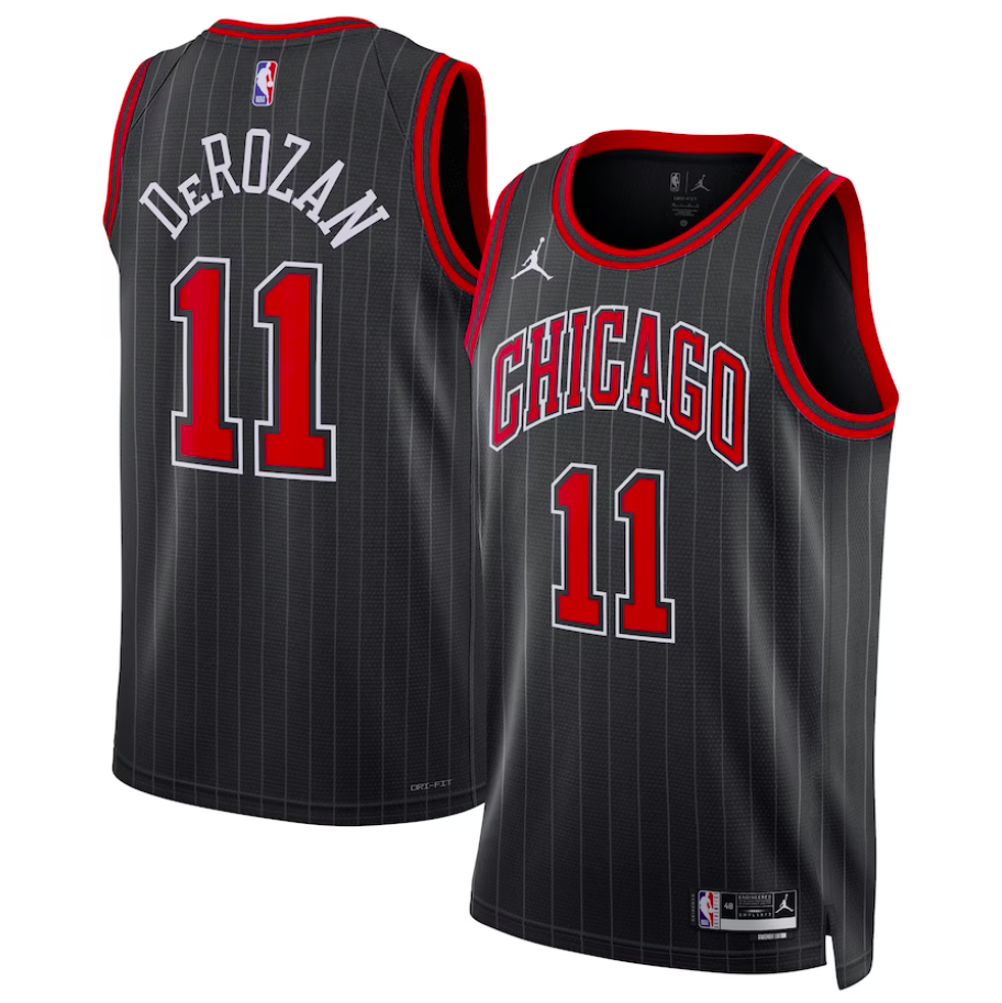 Camiseta Chicago Bulls - Statement edition 2022 vista sobre fondo blanco