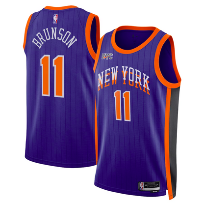 Camiseta New York Knicks - City Edition 23/24 vista sobre fondo blanco