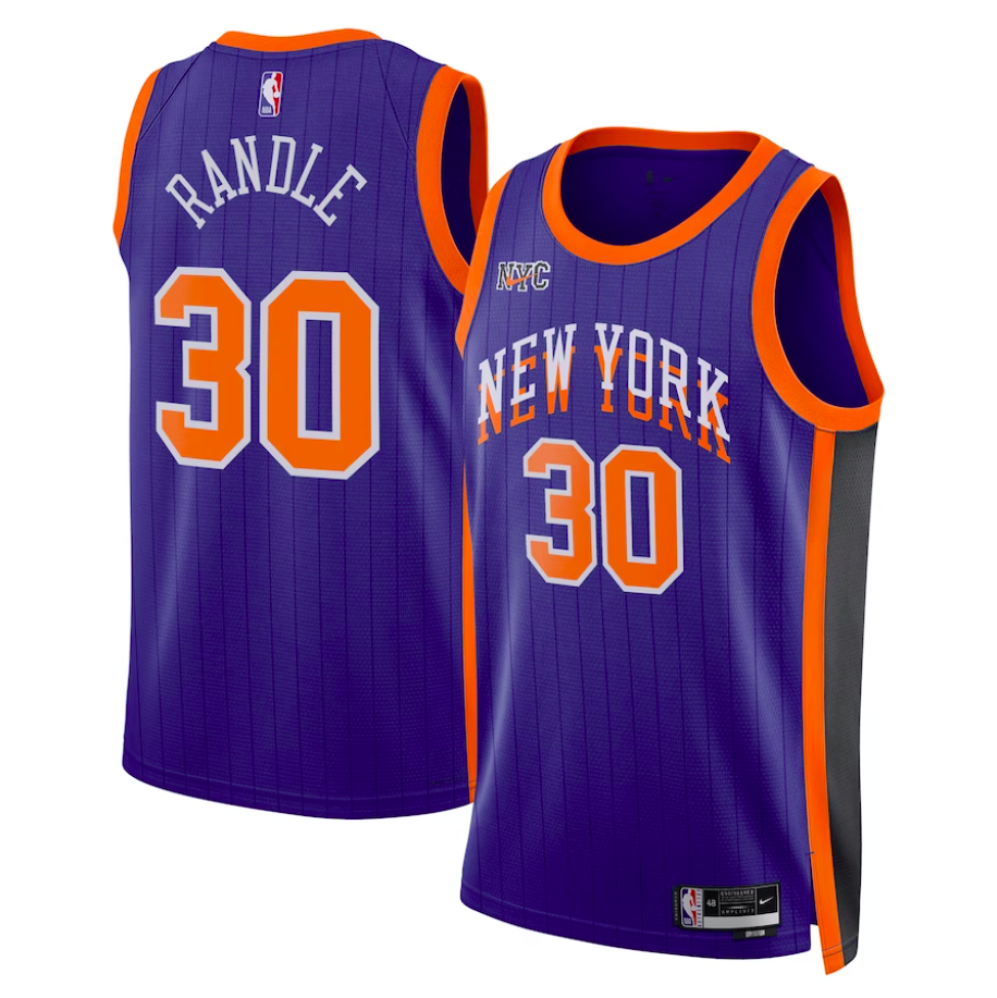 Camiseta New York Knicks - City Edition 23/24 vista sobre fondo blanco