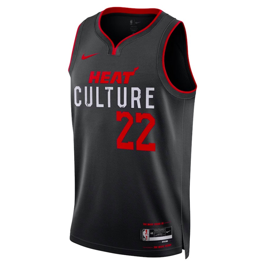 Camiseta Miami Heat - City Ed. 2023 vista sobre fondo blanco