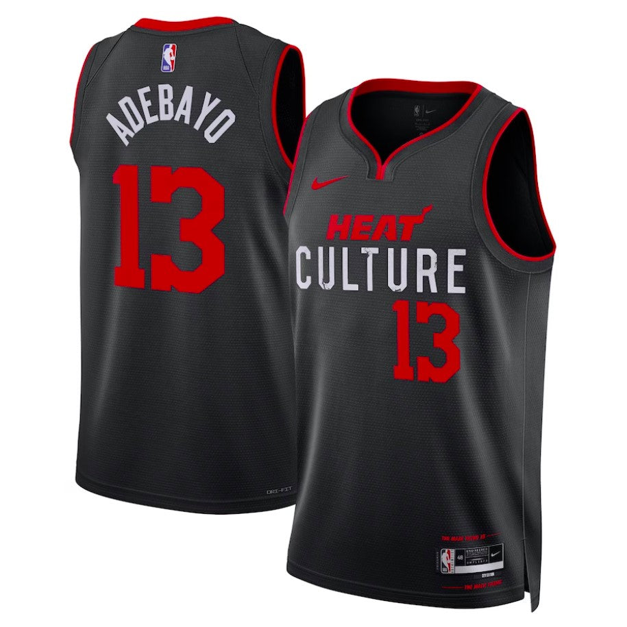 Camiseta Miami Heat - City Ed. 2023 vista sobre fondo blanco