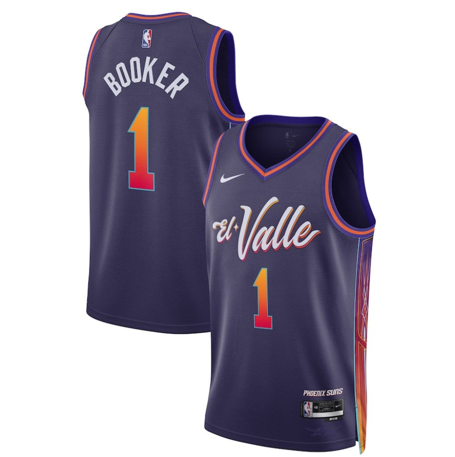 Camiseta Phoenix Suns - Ed. City 2023/2024 vista sobre fondo blanco