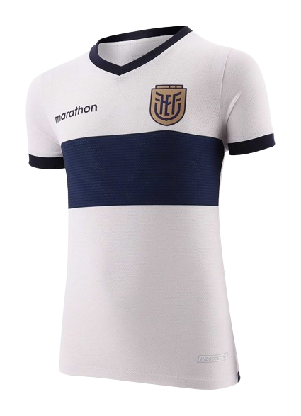 Camiseta Ecuador alternativa - Copa América 2024 vista sobre fondo blanco