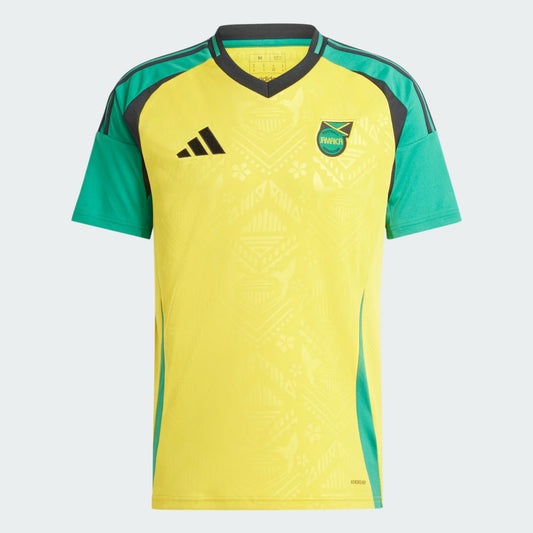 Camiseta Jamaica local - Copa América 2024 vista sobre fondo blanco