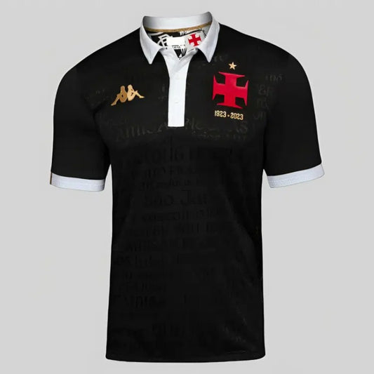 Camiseta Vasco da Gama Tercera 2023/2024 vista sobre fondo blanco