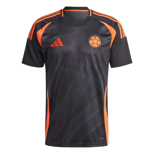 Camiseta Colombia alternativa - Copa América 2024 vista sobre fondo blanco