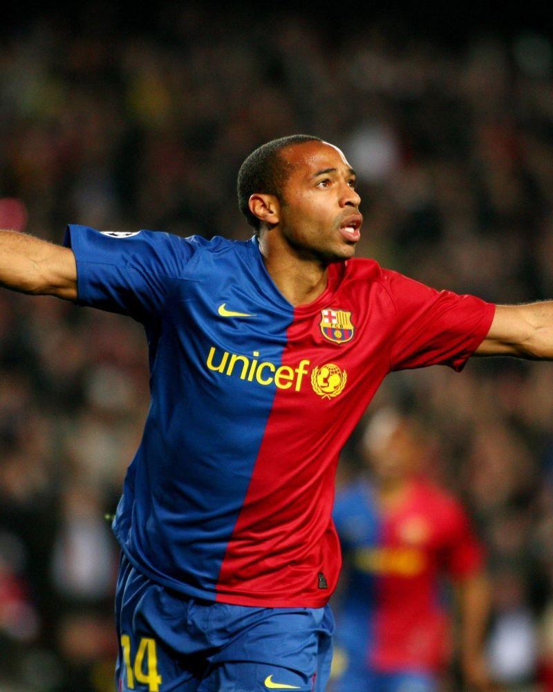 Camiseta Retro HENRY THIERRY 2008-09 Barcelona