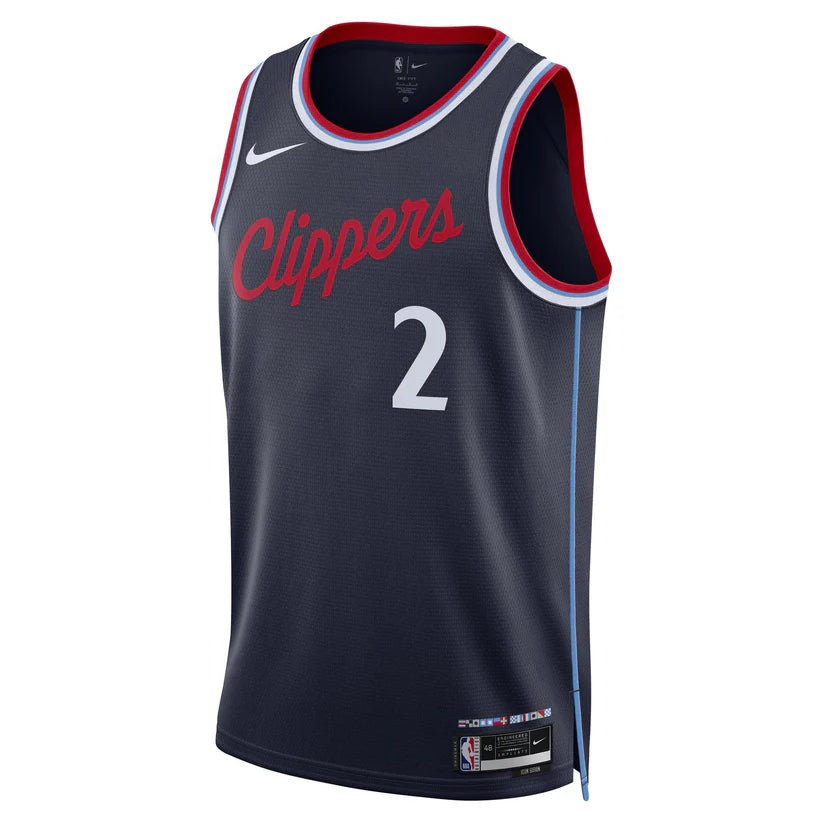 Camiseta Los Angeles Clippers Icon Ed. 2024/2025 vista sobre fondo blanco