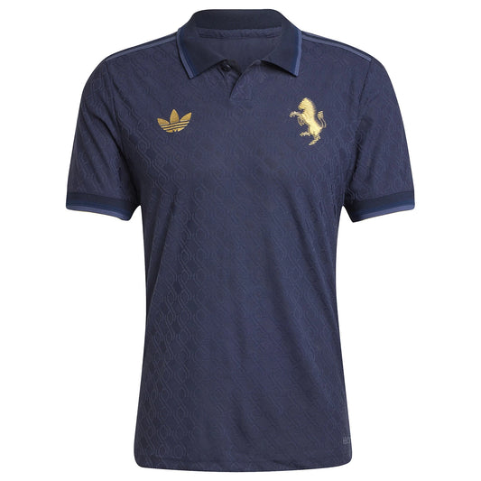 Camiseta Juventus tercera 2024/2025 vista sobre fondo blanco