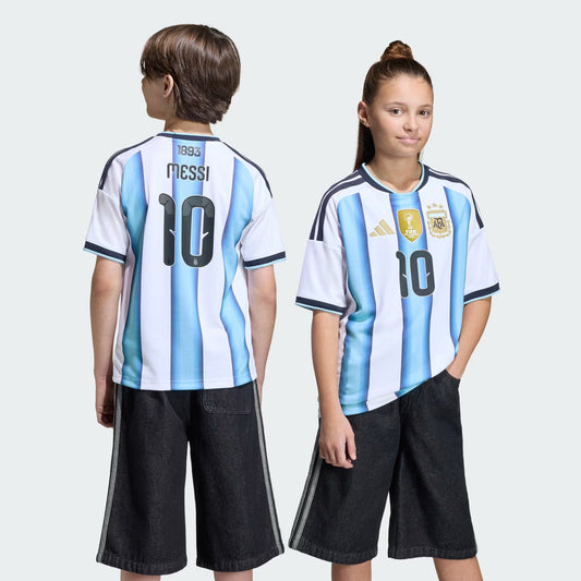 Camiseta Argentina 2026 Messi Home Niños