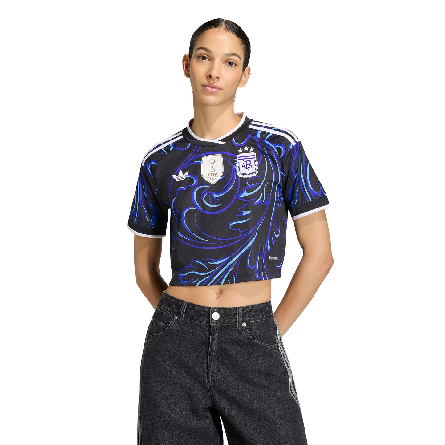 Camiseta Argentina 2026 Crop Away Femenino