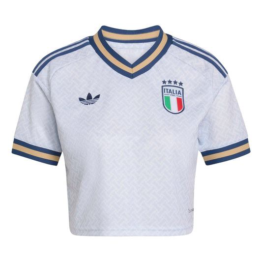 Camiseta Italia 2026 Away Femenino Crop