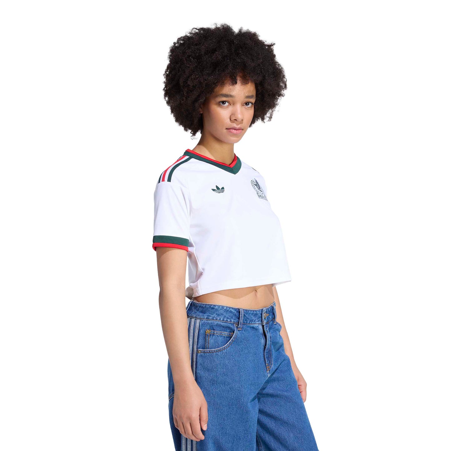 Camiseta Mexico 2026 Crop Away Jersey Femenino