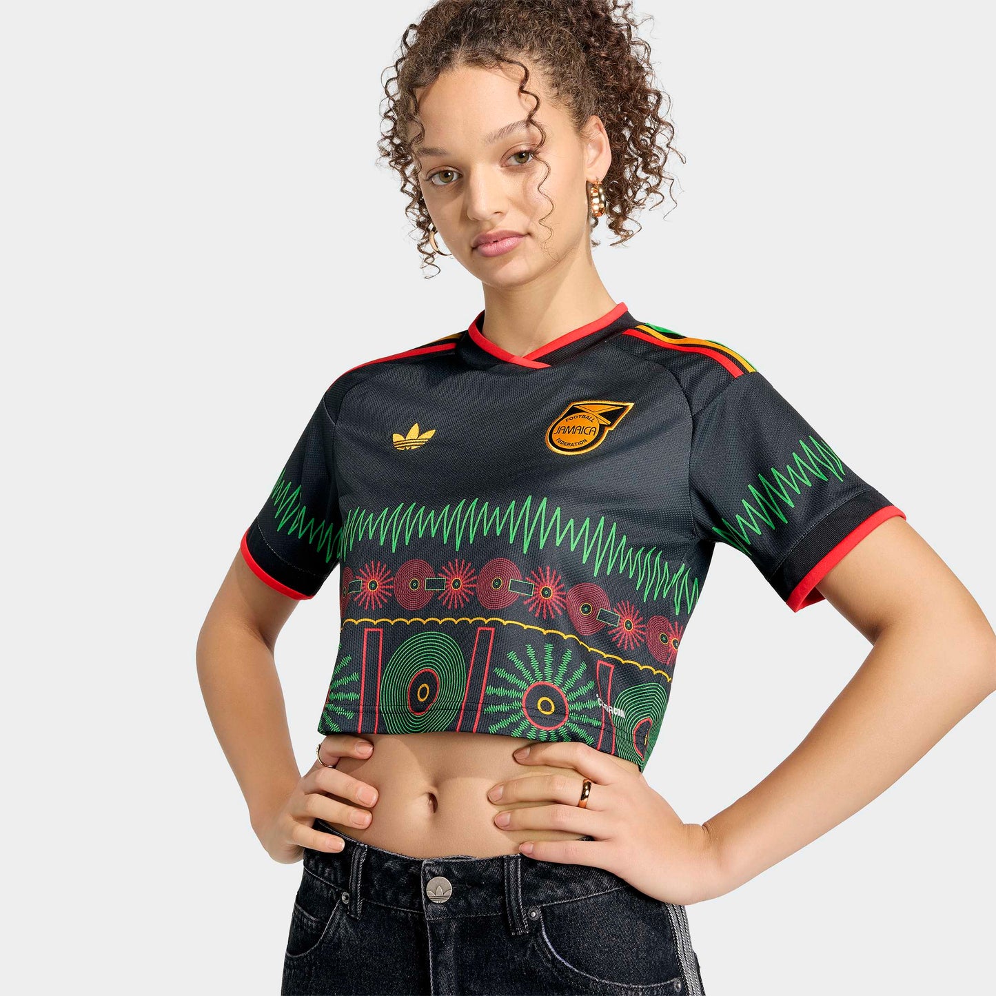 Camiseta Jamaica 2026 Crop Away Femenino