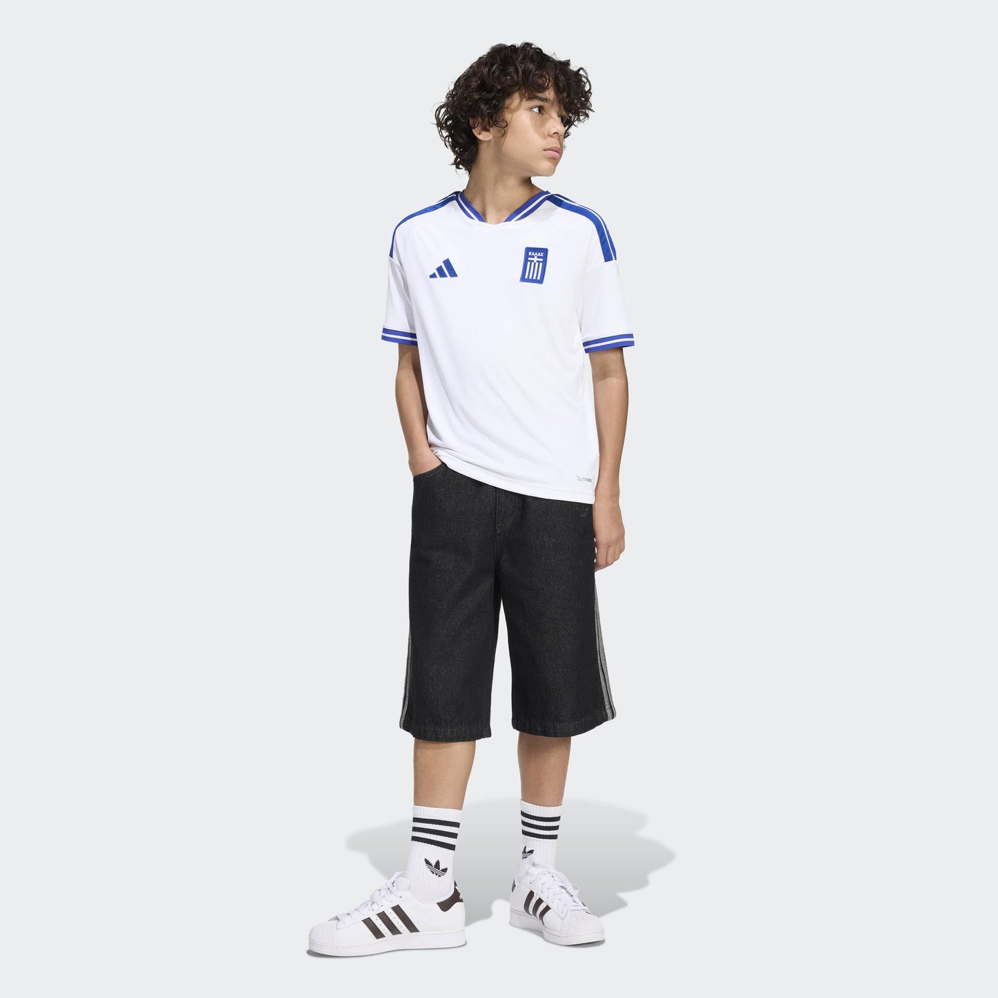 Camiseta Grecia 2026 Home Niños