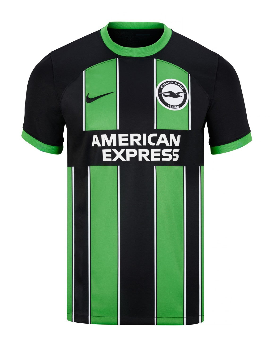 Camiseta Brighton tercera 2024/2025 vista sobre fondo blanco