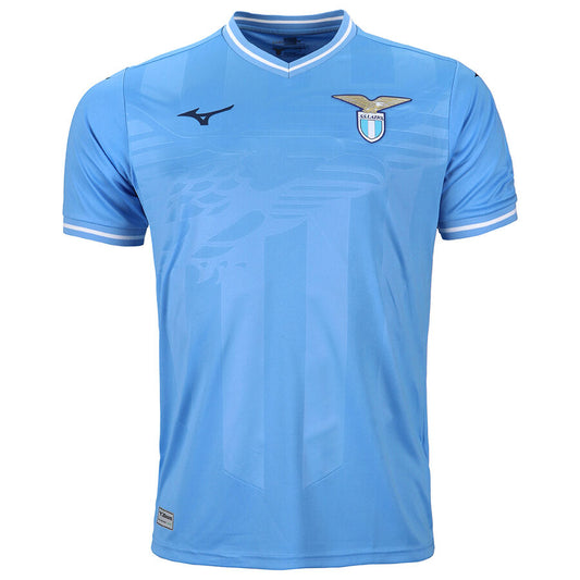 Camiseta Lazio local 2023/2024 vista sobre fondo blanco