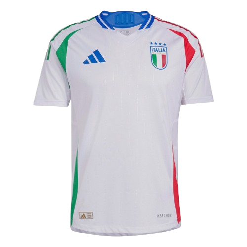 Camiseta Italia alternativa - Eurocopa 2024 vista sobre fondo blanco