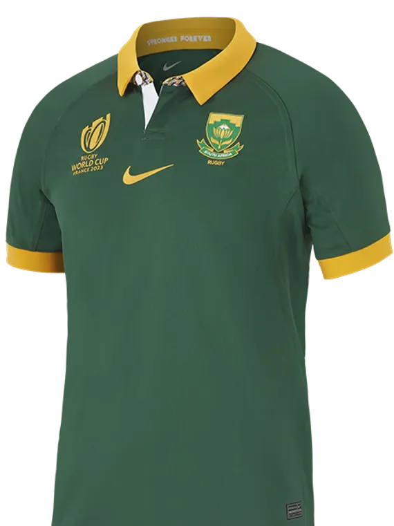 Camiseta Rugby Springboks Sudafrica local - RWC '23