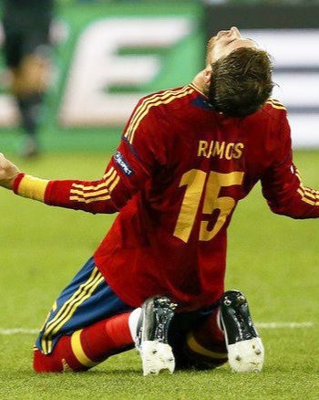 Camiseta Retro RAMOS SERGIO 2012-13 España
