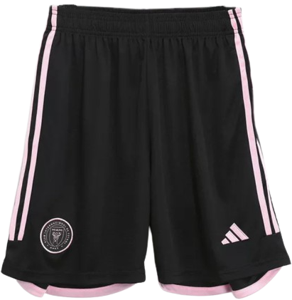 Short Inter Miami alternativo 2023/2024 vista sobre fondo blanco