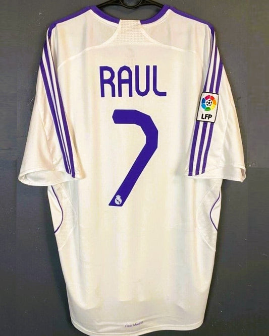 Camiseta Retro RAUL GONZALEZ BLANCO 2007-08 Real Madrid