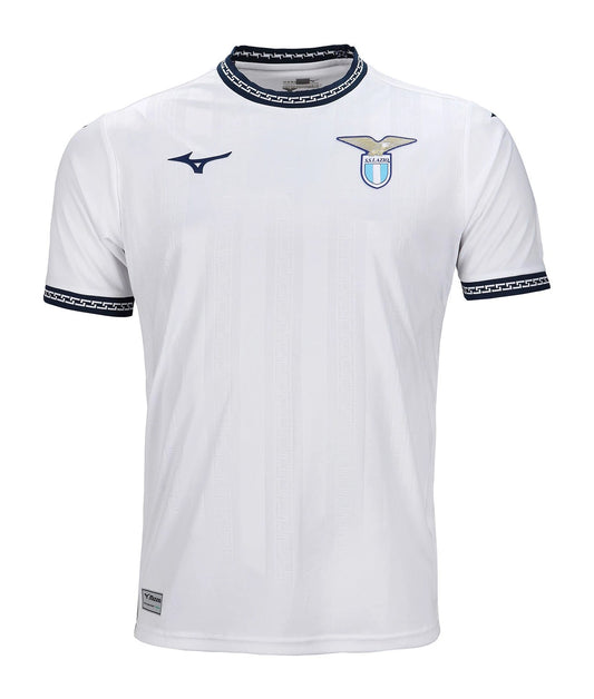 Camiseta Lazio tercera 2023/2024 vista sobre fondo blanco