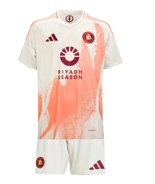 Camiseta + short AS Roma alternativa 2024/2025 - NIÑOS