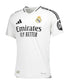 Camiseta Real Madrid local 2024/2025 vista sobre fondo blanco