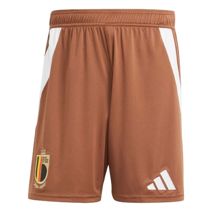 Short Bélgica alternativo - Eurocopa 2024 vista sobre fondo blanco