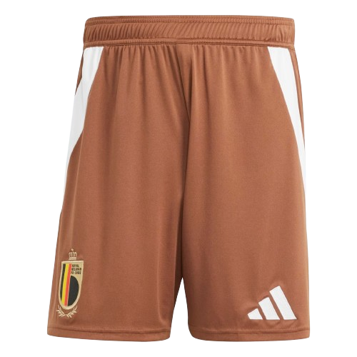 Short Bélgica alternativo - Eurocopa 2024 vista sobre fondo blanco
