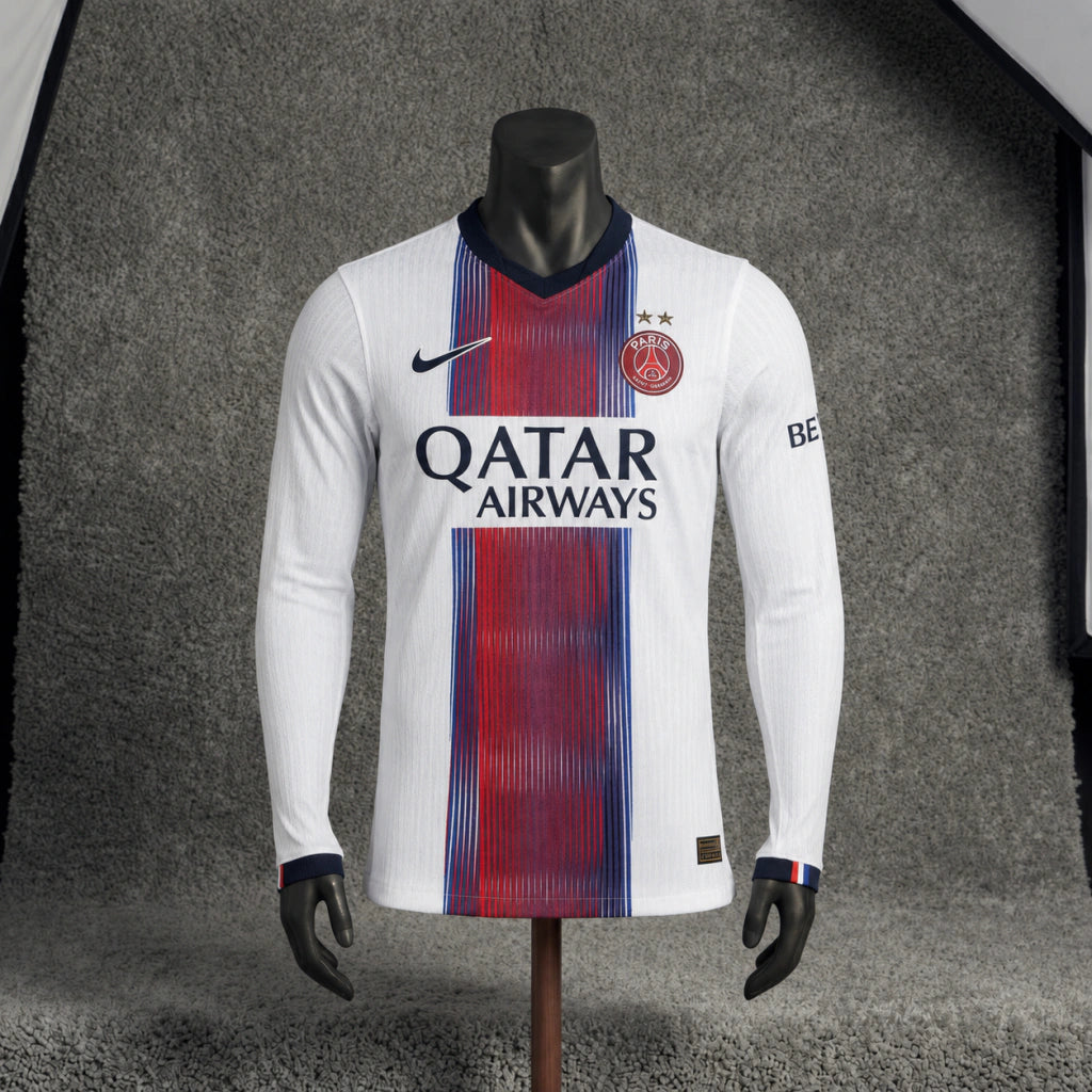 Camiseta Paris Saint-Germain 2026-27 Visitante Manga Larga Versión Jugador | Encargo
