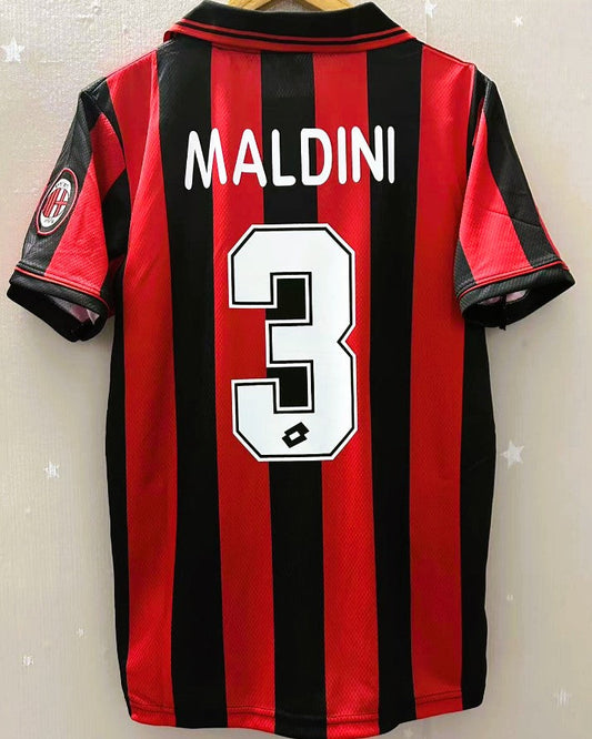 Camiseta Retro MALDINI PAOLO 1996-97 AC Milan